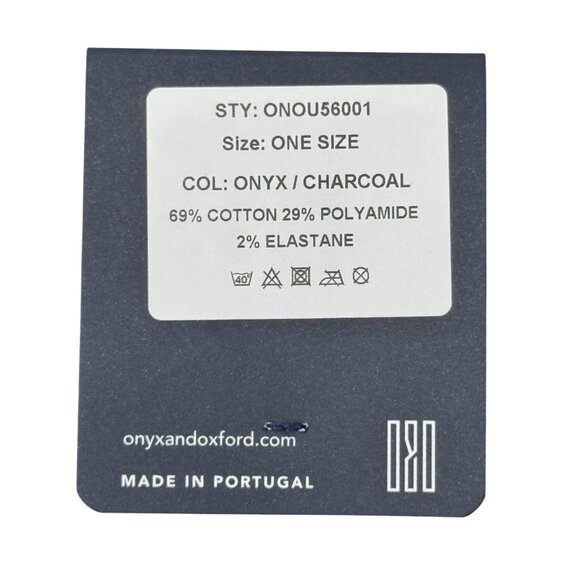 NEW Made in Portugal Onyx & Oxford Socks One Size Cotton Elegant striped socks - Picture 2 of 14